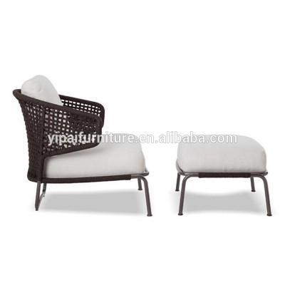 Outdoor furniture balcony garden cane sofa designer Hotel Villa hemp rope sofa model room creative tables and chairs