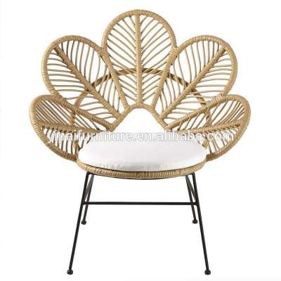 metal rattan chair