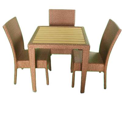 Rural style outdoor Garden furniture with chairs and table YPS017