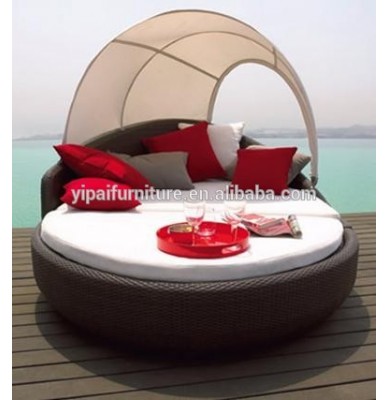 Rattan Joining together sofa bed hotel sofa bed YPS058