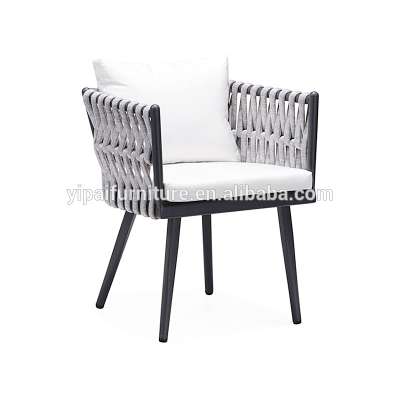 Designer model room wicker chair with ribbon chair combination high-end outdoor leisure hotel villa chair creative furniture